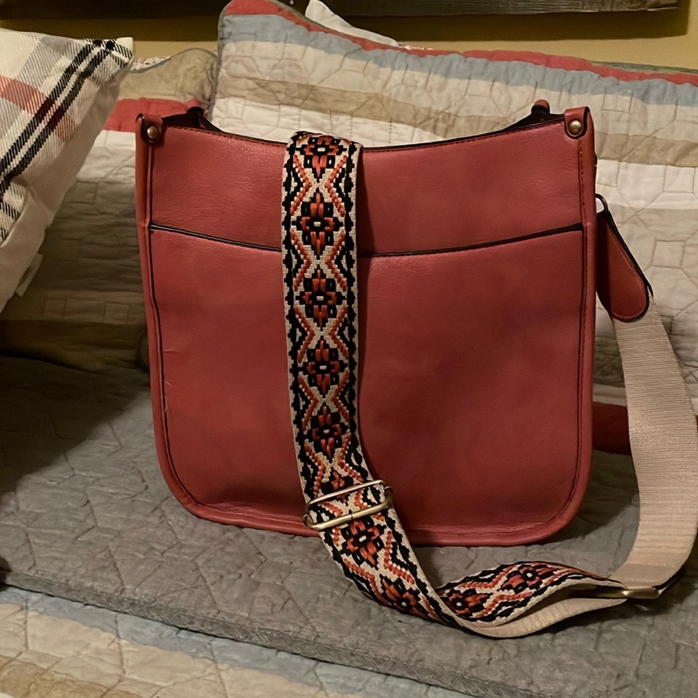 Jen & Co dusty pink purse